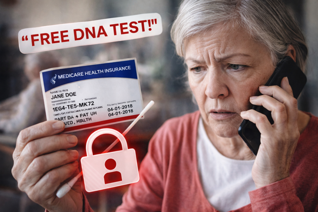 medicare dna test scam phone call targeting seniors